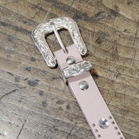 Nocona Pink Western Cowgirl Leather Belt 35\